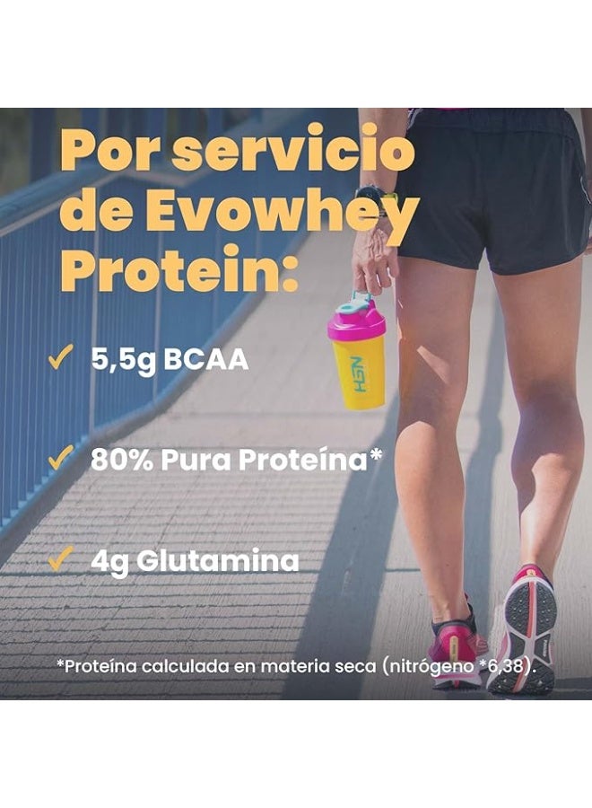 HSN EVOWHEY 2.0 (Whey Protein) - 500G | 23G Protein | 5.5 g BCAA's | 4 g Glutamine | From Grass Fed Cows Milk | Preservatives & GMO Free | For Vegetarians (Chocolate Crema De Cacahuete) - Image 3